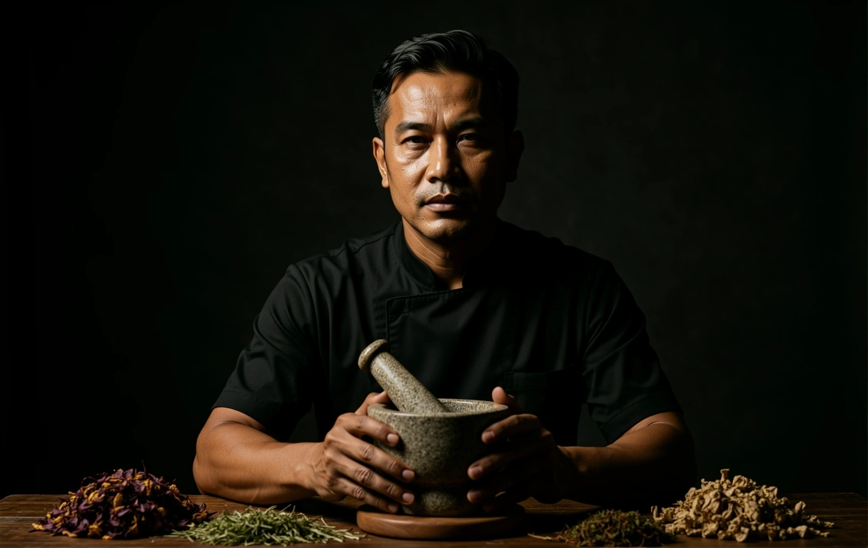 Nutritionist at work in Surabaya