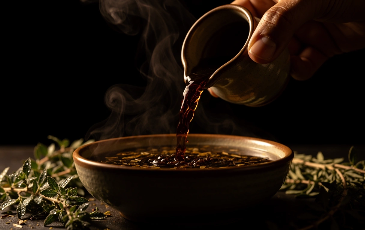 Herb preparation ritual